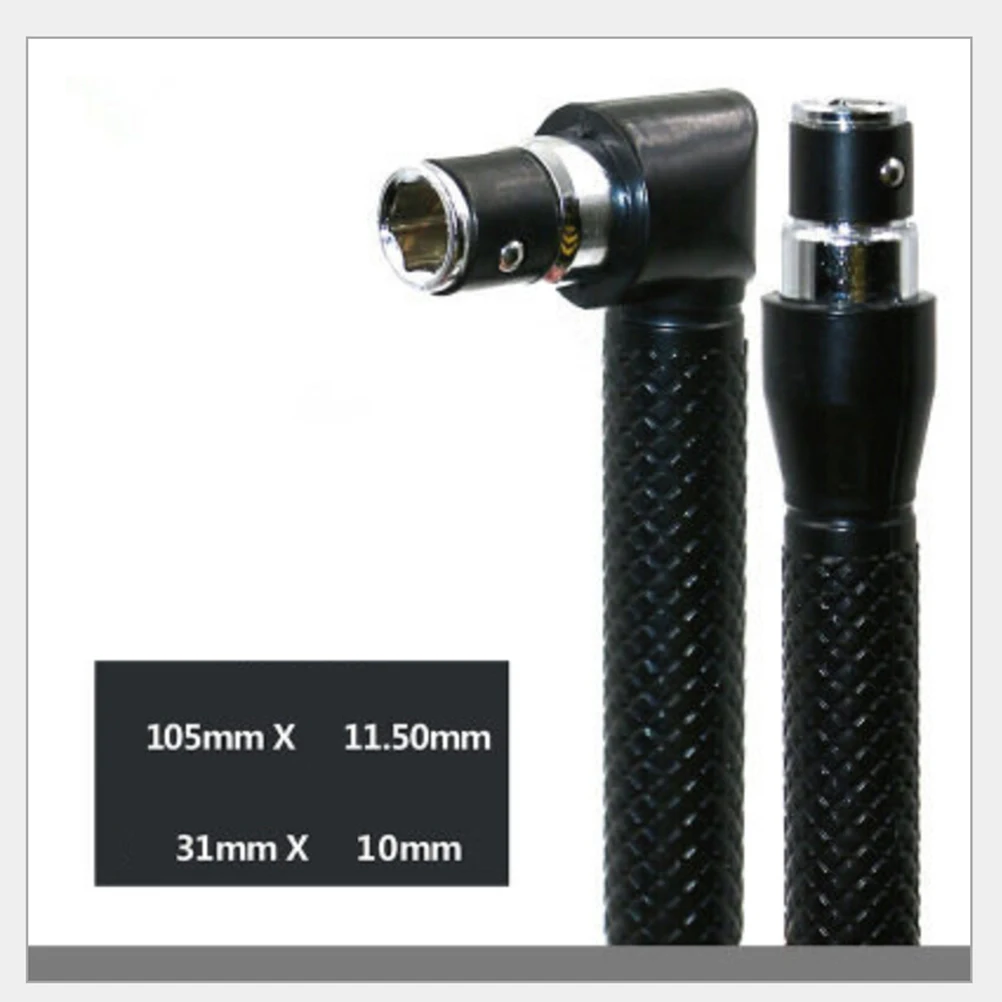 

Double-headed Socket Wrench L Shape Sturdy Steel Handle Durable Tool for Home Garage Workshop Black Screwdriver