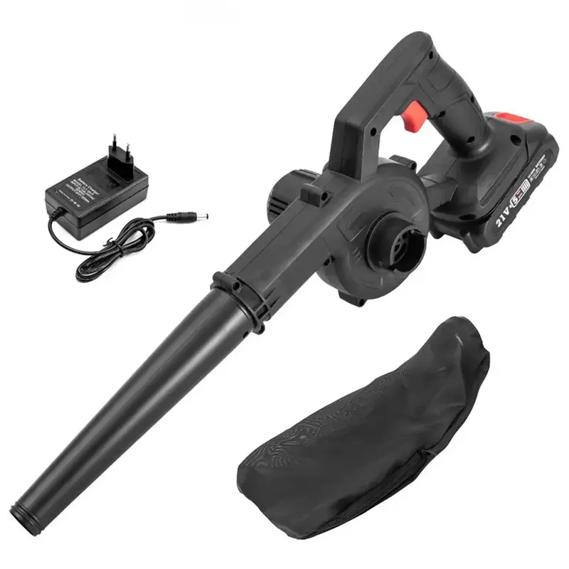 

A76K Cordless Leaf Blower 21V-Rechargeable High Power, Adjustable Speed For Garden And Lawn Vacuum EU Plug
