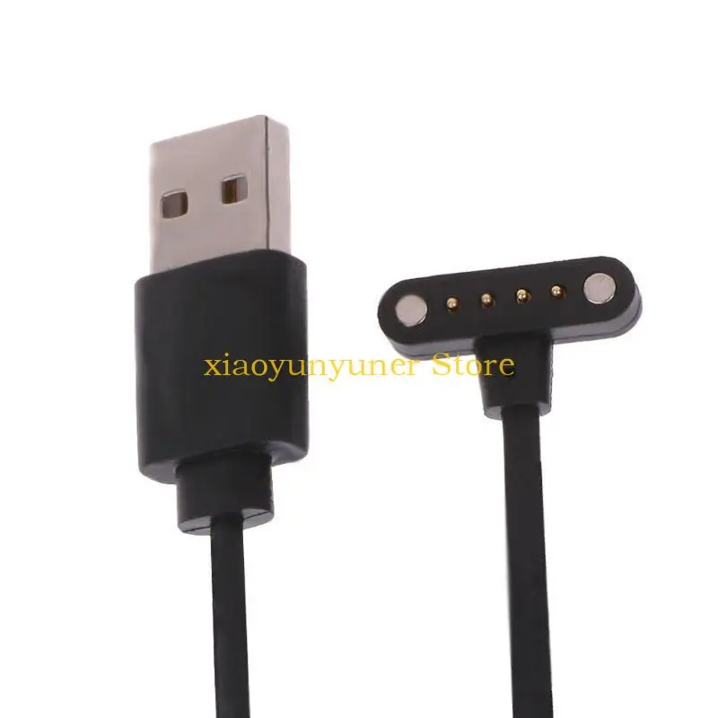P9JB Cradle USB Charging Cable Dock Holder Magnetic Power Charge Cord Stand Charger Bracket 4 Pin Suitable for DM98 Watch