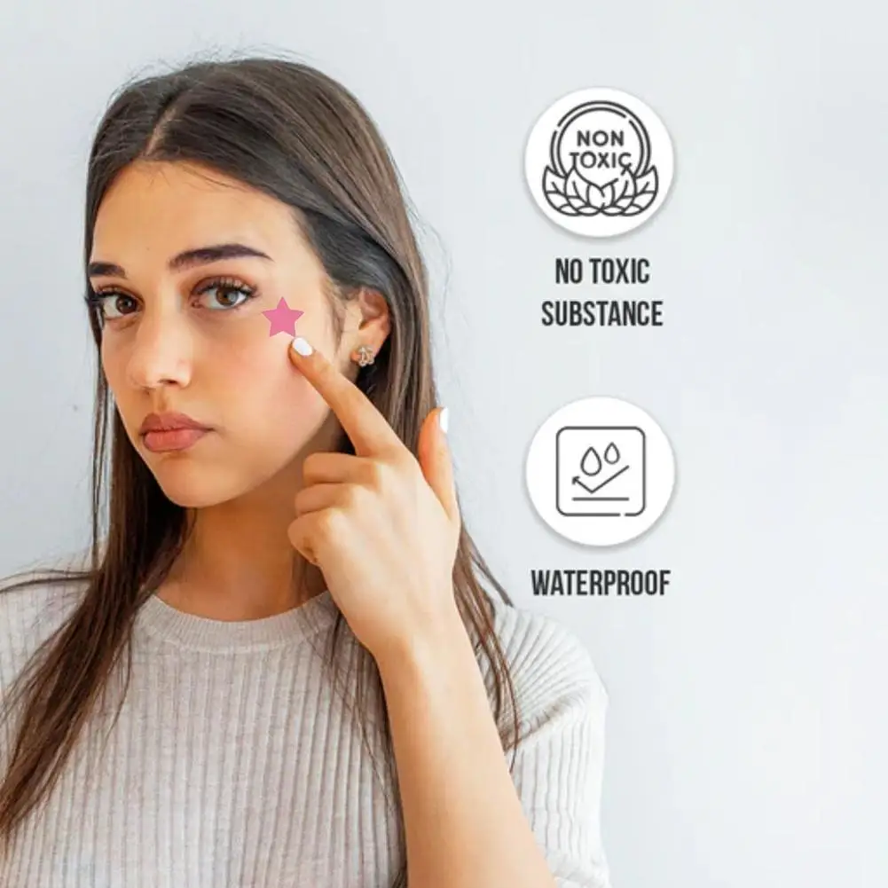 Star Pimple Patch Acne Colorful Invisible Acne Removal Care Spot Stickers Beauty Tools Concealer Makeup 300/600pcs Skin Fac C8F8