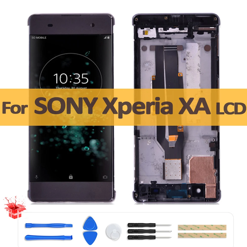 

5.0"Original For SONY Xperia XA LCD Display Touch Screen Digitizer Assembly Replacement F3111 F3112 F3115 F3116 For Sony XA LCD