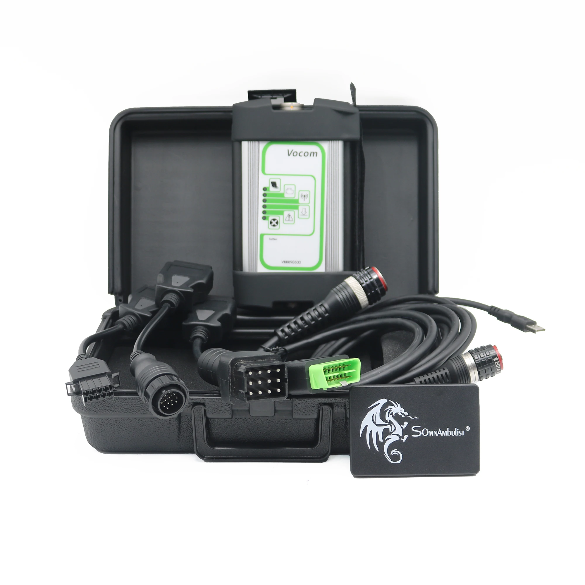 

Для Vocom I 88894000 88890300 Интерфейс Vocom для грузовых экскаваторов Volvo, автобусов, яхт, диагностический инструмент (инструмент с ноутбуком)