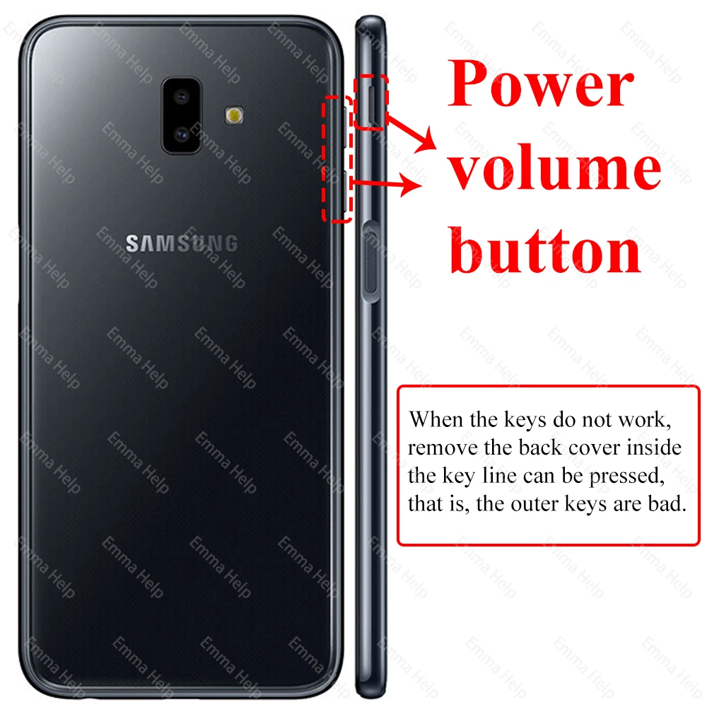 Volume Power Button  For Samsung J2 Prime J3 J4 Plus Power J6 J5 Pro Prime J8 Plus J7 Prime Side Power Key On Off Repair Parts