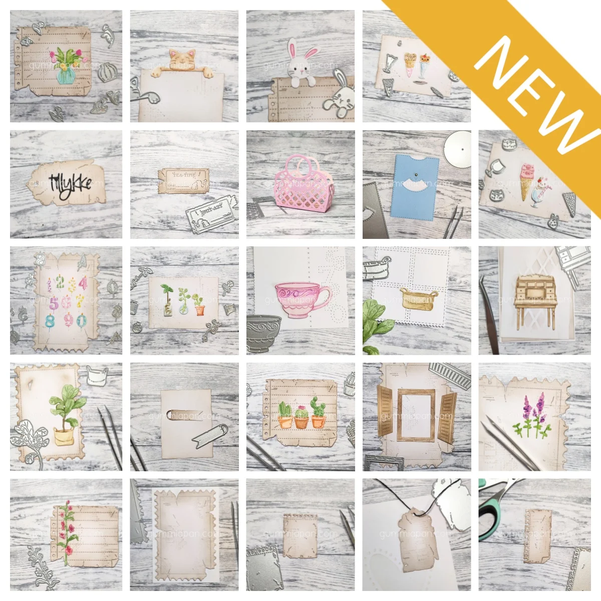 

Teapot Cake Candles Rabbit Mini Metal Cutting Dies for DIY Decorating Scrapbook Paper Card Album Embossing April 2026 New