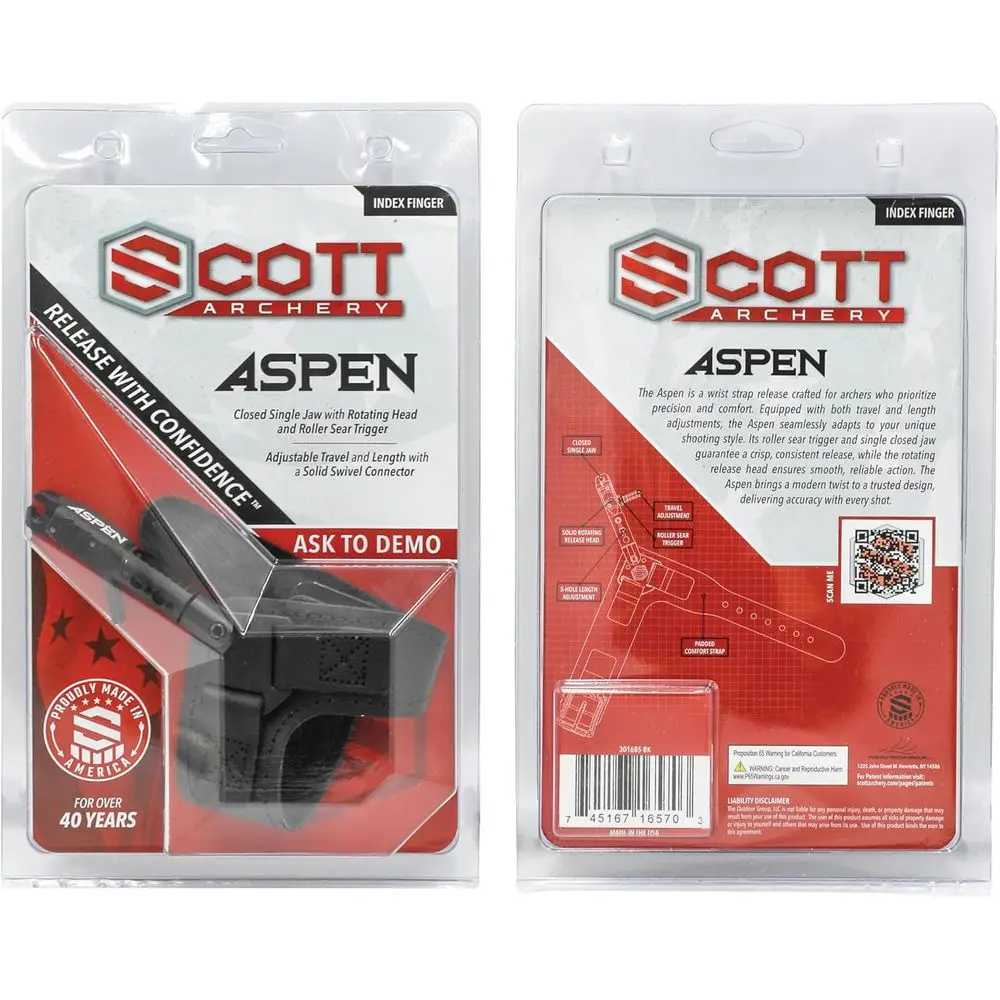 Aspen Release - Correa con hebilla - Negro