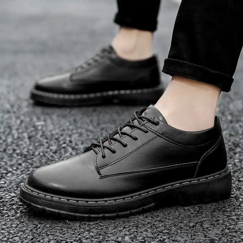 

Мужская обычная кожаная обувь с большой подошвой 39, школьная обувь для скейтбординга, кроссовки для мужчин, спортивные кроссовки для бега, дешевые Sapatos Best Tenisse