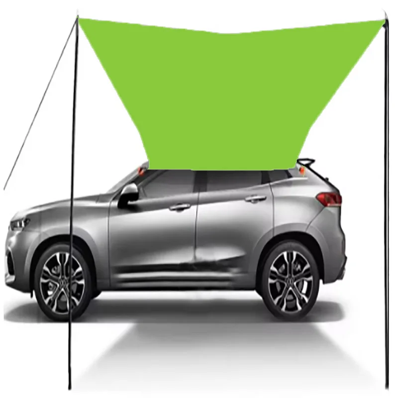 

Camping Car Moto Tail Tent Outdoor Silver Coated Car Side Tent Canopy Awning Shade Auto Shelter Suv Side Awning Pergola Sunshade