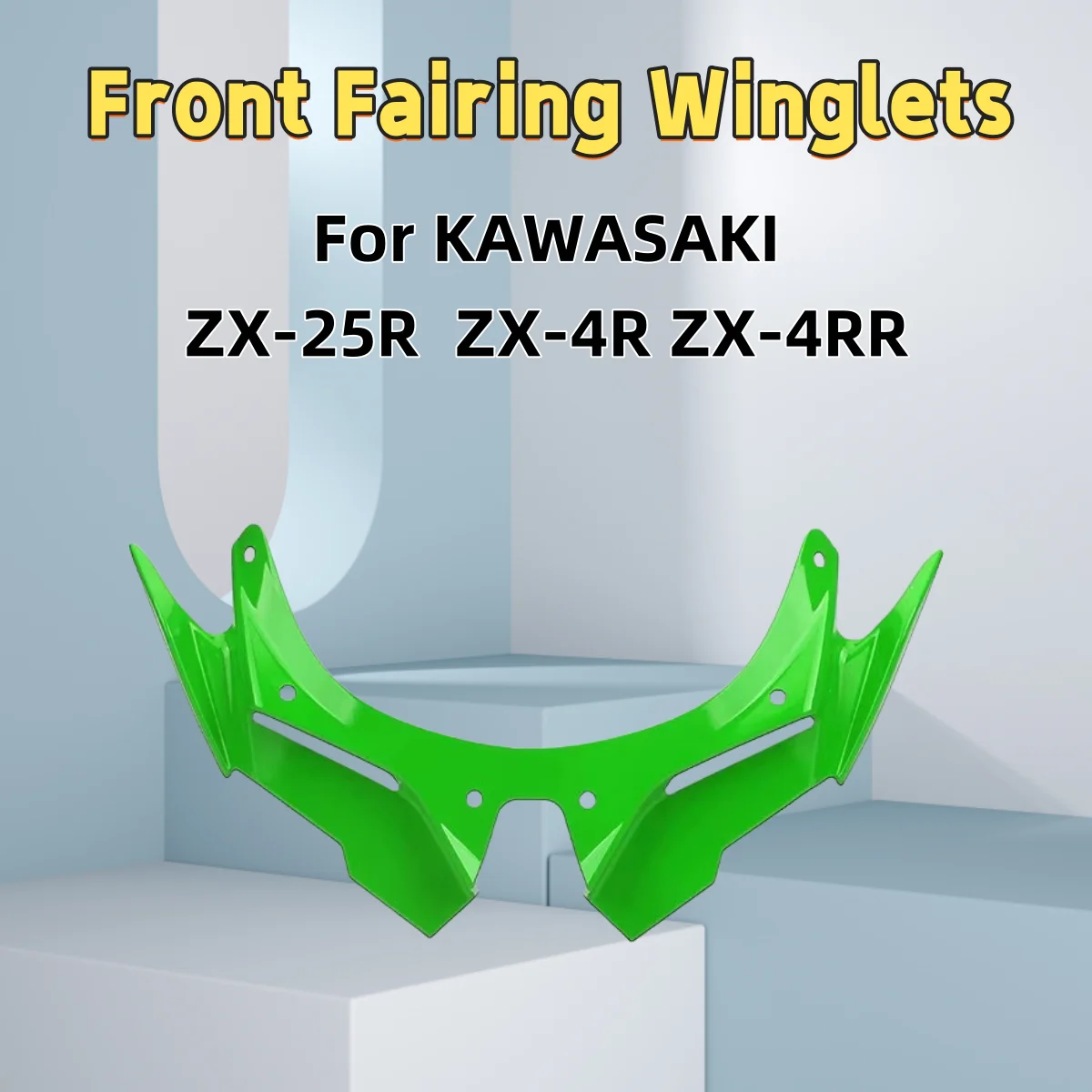 

For KAWASAKI ZX-25R ZX25R ZX-4RR ZX-4R Motorcycle Front Fairing Winglets Aerodynamic Wing Shell Cover Protection Guards Kit