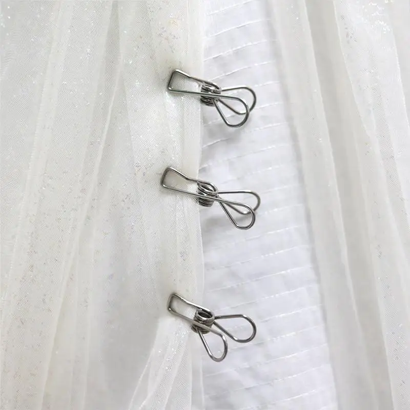 

Stainless Steel Sock Clips 10 Pieces Heavy Duty Laundry Drying Pegs With Strong Spring For Indoor Outdoor Use