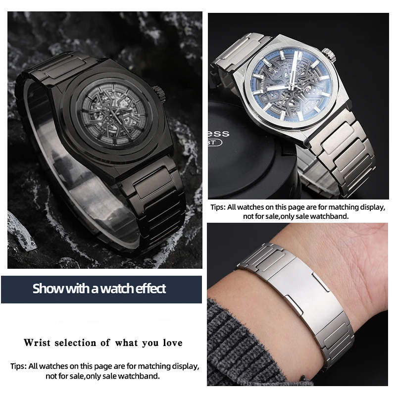 Lightweight Titanium Strap For Zenith Defy Series 95.9000/9002 49.9013 BONEST GATTI BG7601 Meatl Watchband 22mm 23mm Bracelet