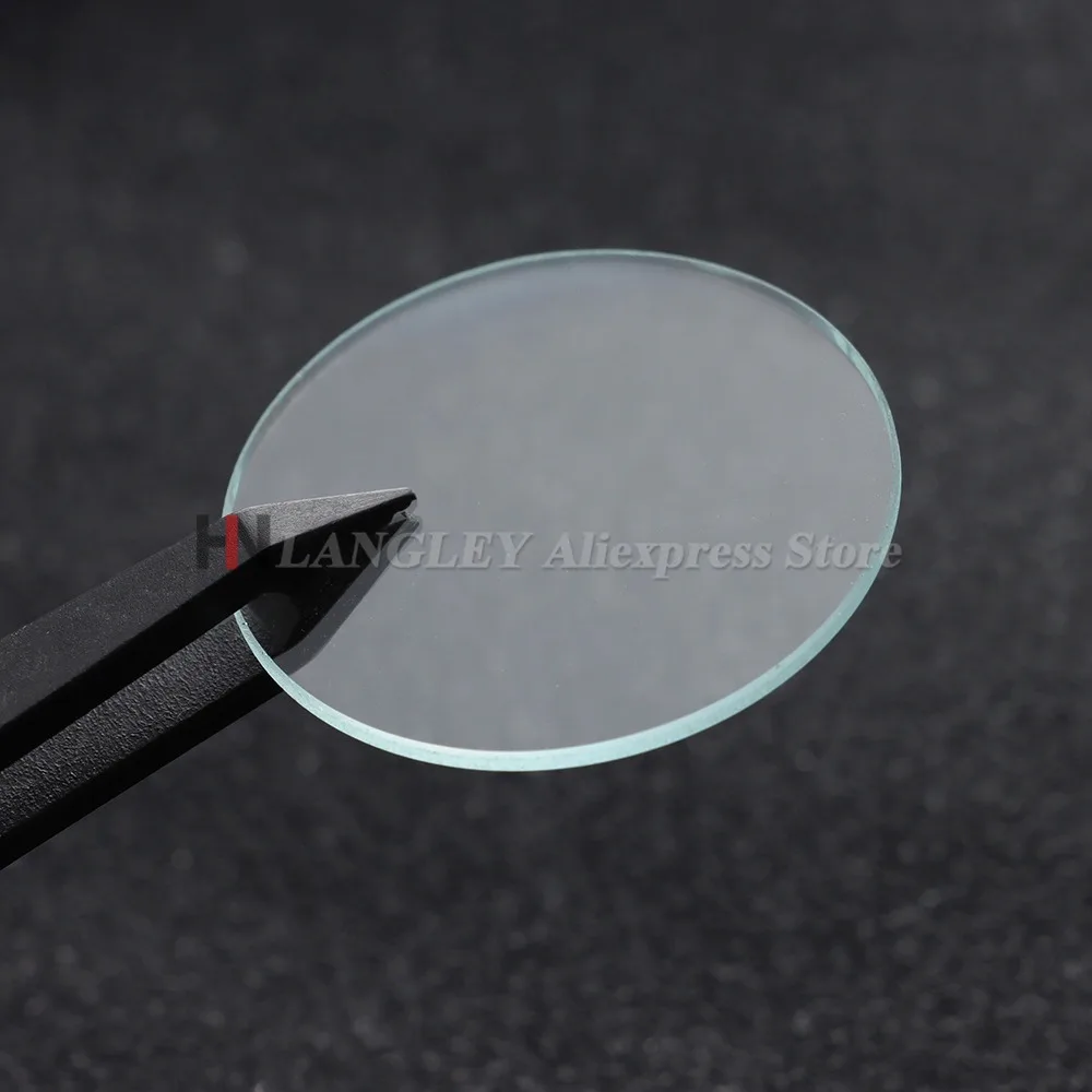 1.5mm Thick Round Watch Glass Replacement Flat in Diameters 28mm-38mm Transparent Crystal 29mm 30mm 31mm 32mm 34mm 36mm 1/2/5PCS image 4