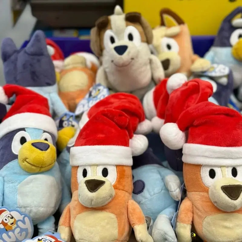 Gorąca sprzedaż Niebieskooczy Pies Bingo Rodzina 25cm Pluszowa Zabawka Piesek z Kreskówki Miękkie Wypchane Zwierzęta Lalki Prezenty Urodzinowe Świąteczne Rodzina Blue-y B