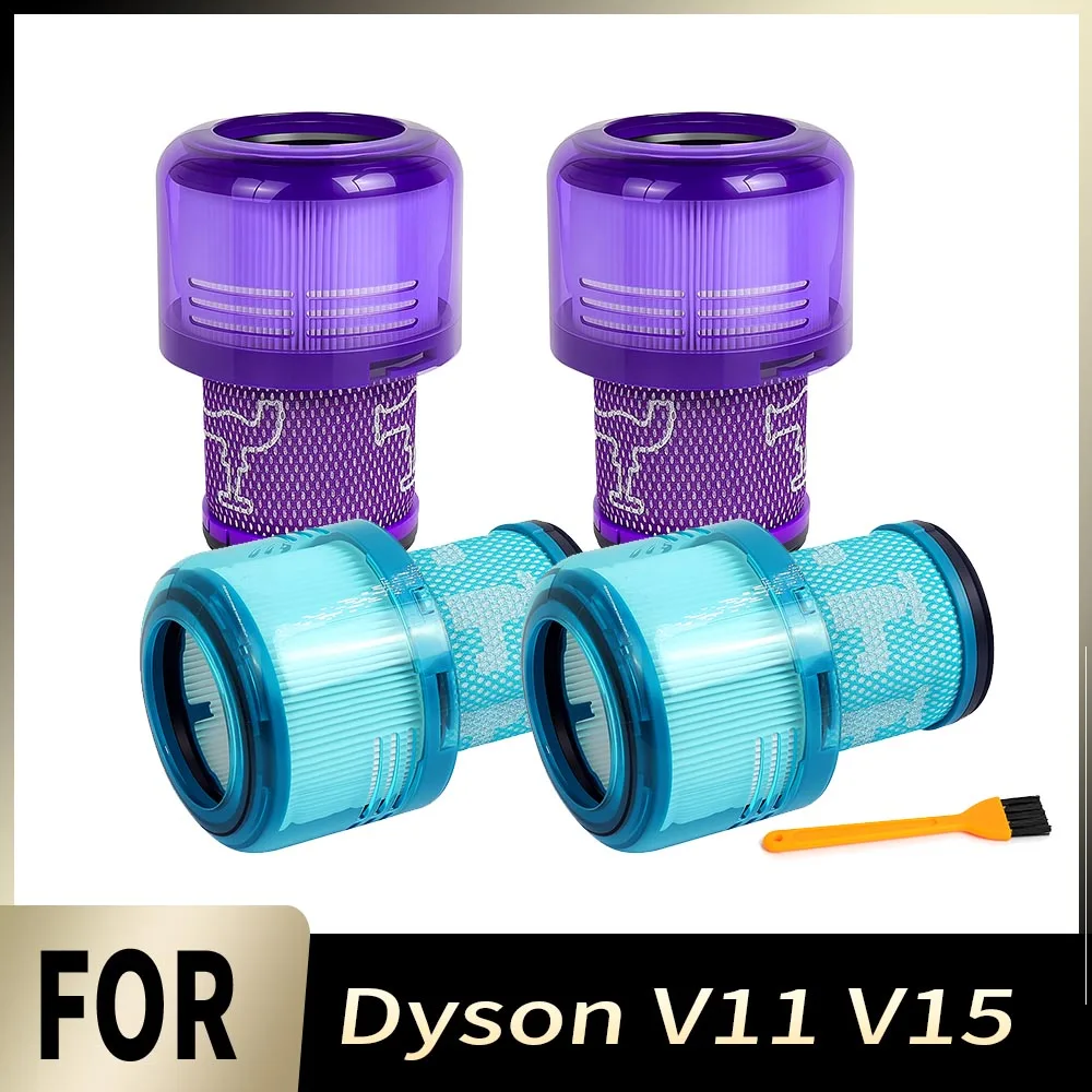 Waschbarer HEPA-Filter, Ersatz-Zubehörteil für Dyson V11 V15 Detect Akku-Staubsauger, Zubehör, Ersatzteil