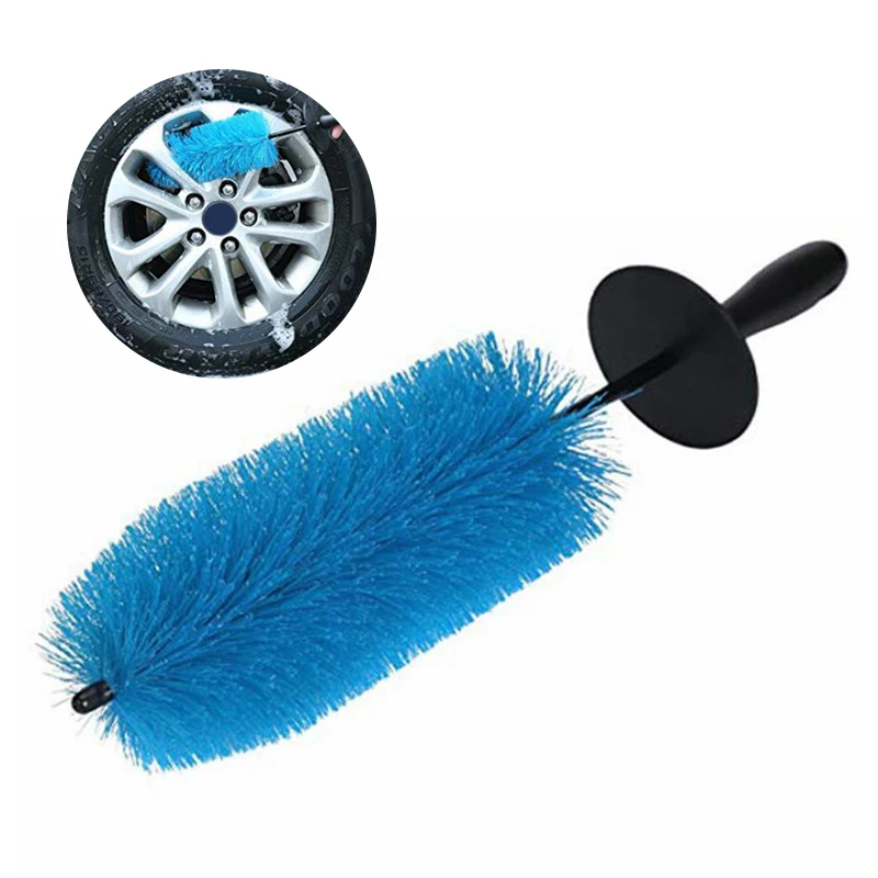 

1pc Car Wheel Brush Engine Grille Wheel Tire Rim Detailing Washing Brushes Multifunctiona Long Handle Cleaning Tool Car Supplies