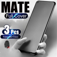 3Pcs Matte Tempered Glass for Realme 9 8 7 6 Pro 8i 7i 9i 4G Screen Protector for Realme 10 5G 10S 10T 11X 12 Plus Glass