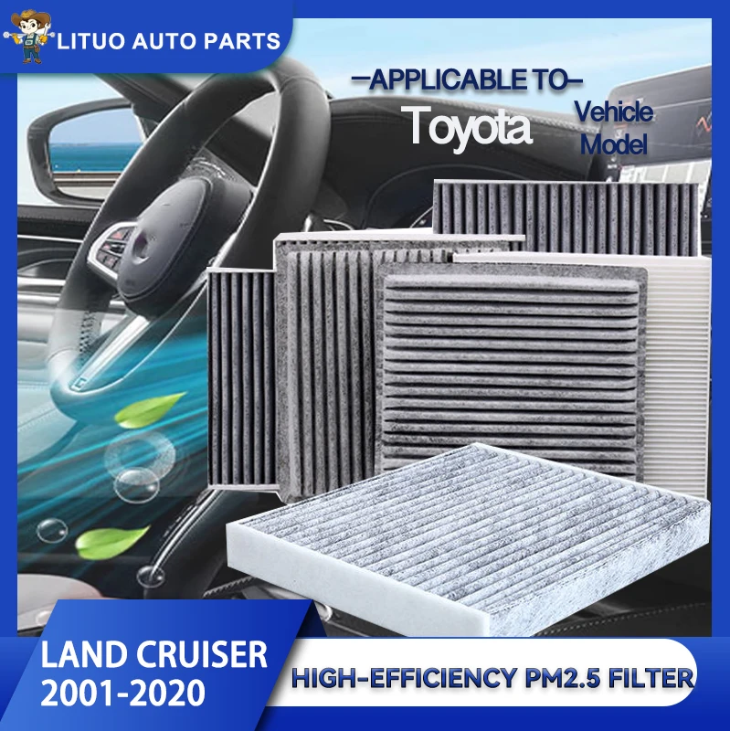 FORSecuado para filtro de aire acondicionado Toyota Land Cruiser 2001-2020, OE 87139-0N0L0