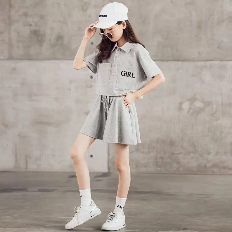 

Baby Girl Clothes Suit 2Pcs/Sets Toddler Casual Costume Children Sets Child Outfit Summer Polo T-shirt+Skirt 2024 New