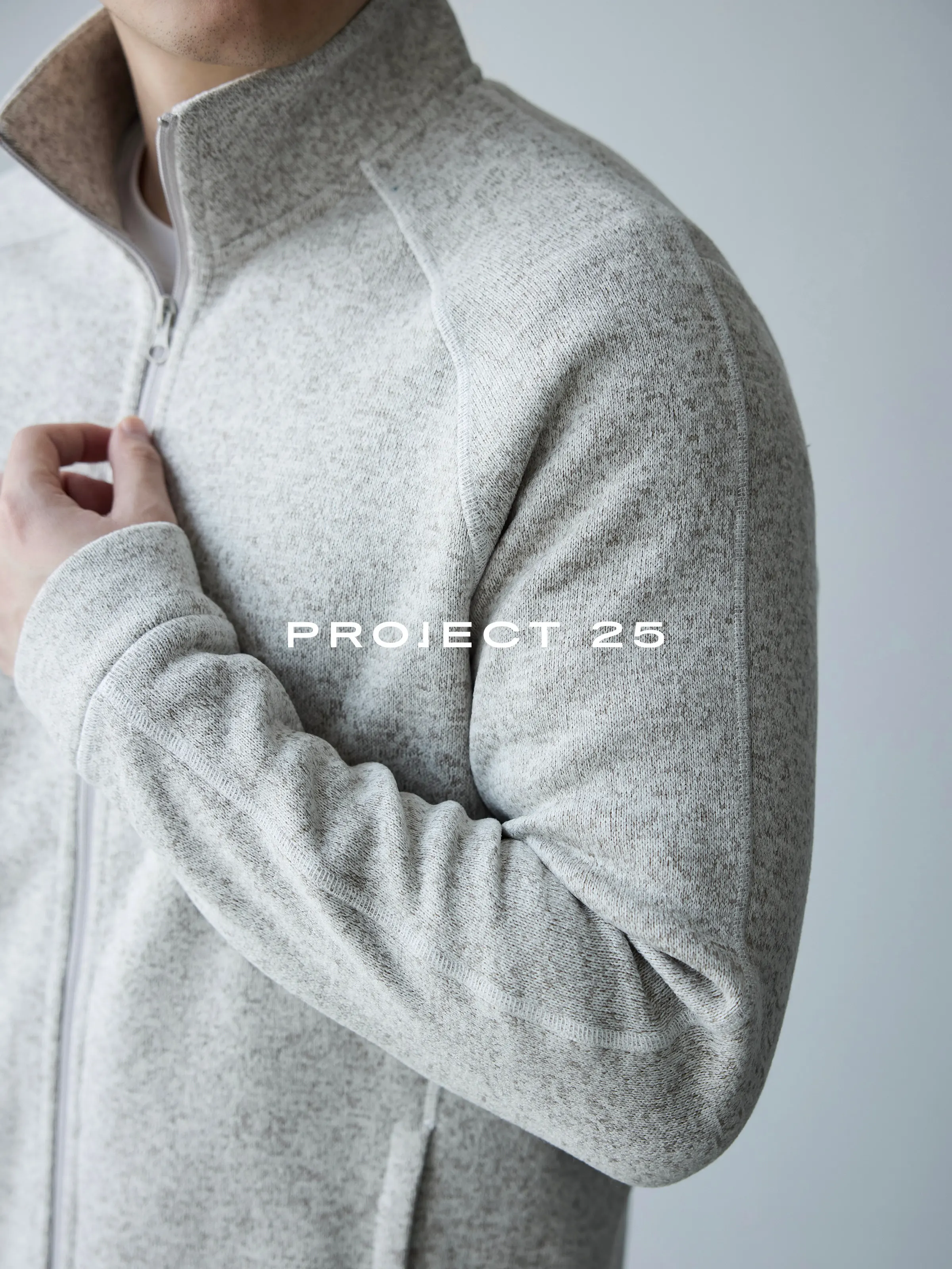 PROJECT 25 Men Thermal Fleece Lined Jacket Heat Retention Warm Winter Coat Outdoor Commute Mid Layer Outerwear