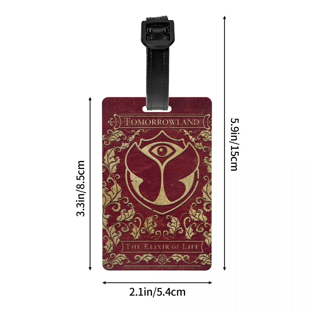 Tomorrowland Electronic Dance Festival Luggage Tags for Suitcases Privacy Cover ID Label