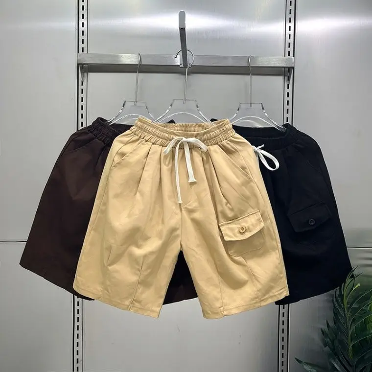 

Повседневные спортивные брюки-капри из хлопка свободного кроя для молодежи на каждый день