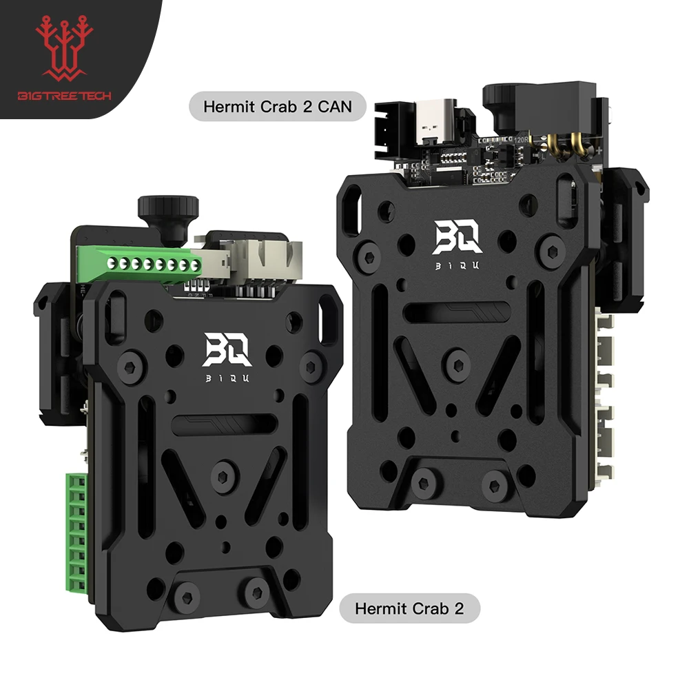 

BIQU Hermit Crab CAN 2 3D Printer Quick Change Tool Head Hotend for linear POM wheel guide MK8 E3D Hemera Bowden Ender 3 B1 DIY