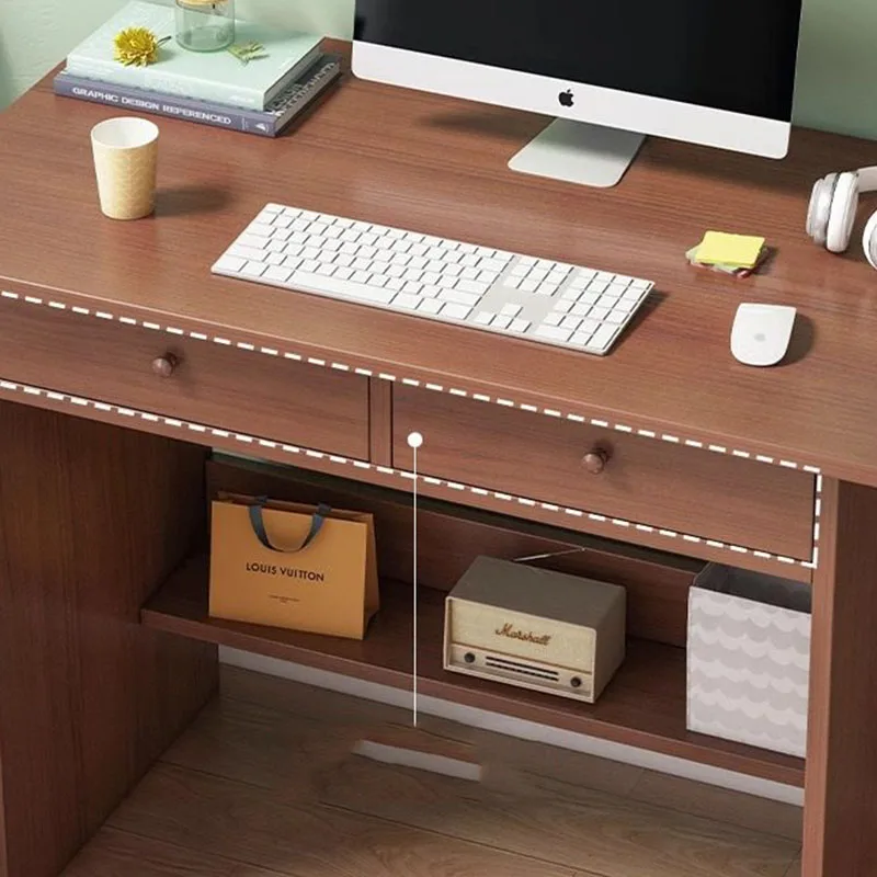 Display Wooden Office Desk Modern Gaming Storage Small Computer Office Desk Shelves Home Mesa Ordenador Commercial Furniture