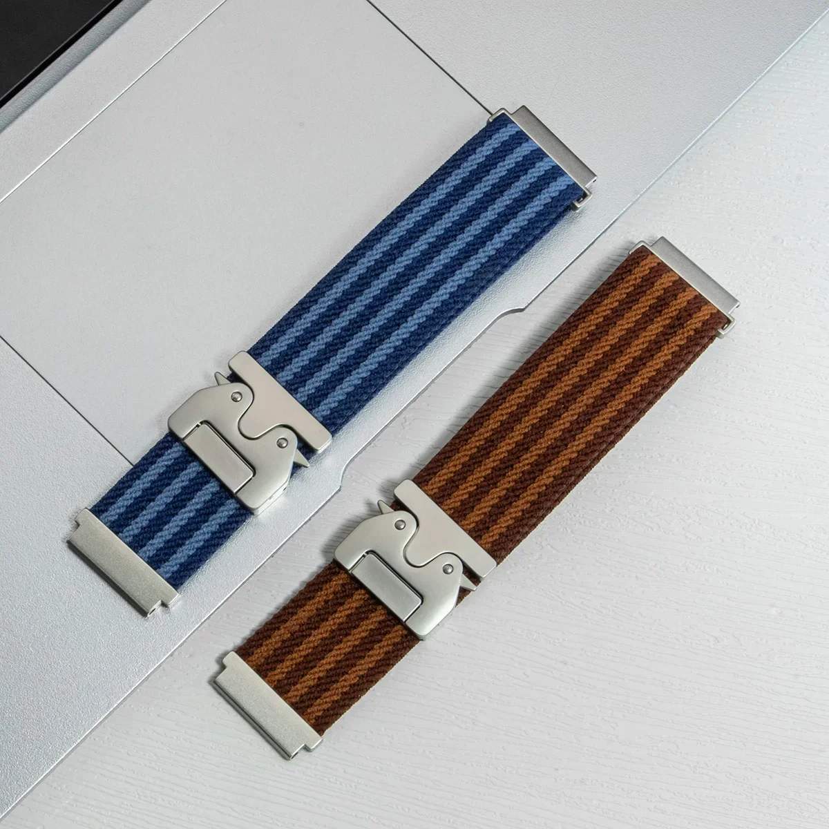 22 مللي متر النايلون مضفر شريط مرن لساعة هواوي GT4 5 برو 46 مللي متر الرياضة حزام لهواوي GT5 Amazfit التوازن GTR 4/3 47 مللي متر سوار