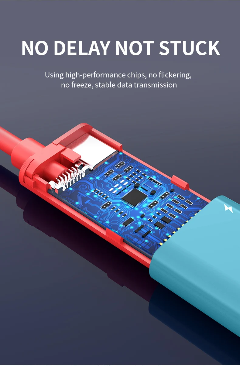 4K USB-C-auf-HDMI-Kabel, 100W PD-Schnellladung, 2M-Adapter für Switch, Laptop, Handy, Tablet, Monitor, Handheld-Spielkonsolen – Detail 7
