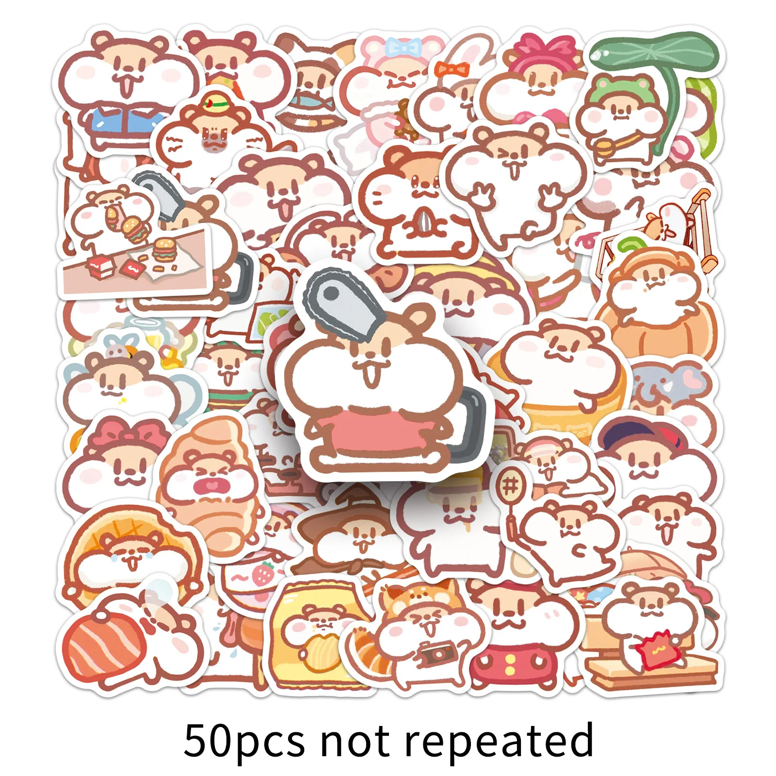 10/50PCS Cartoon Schattige Dieren Muis Sticker DIY Decoratie Mobiele Telefoon Case Notebook Water Cup Graffiti Speelgoed Cadeau stickers