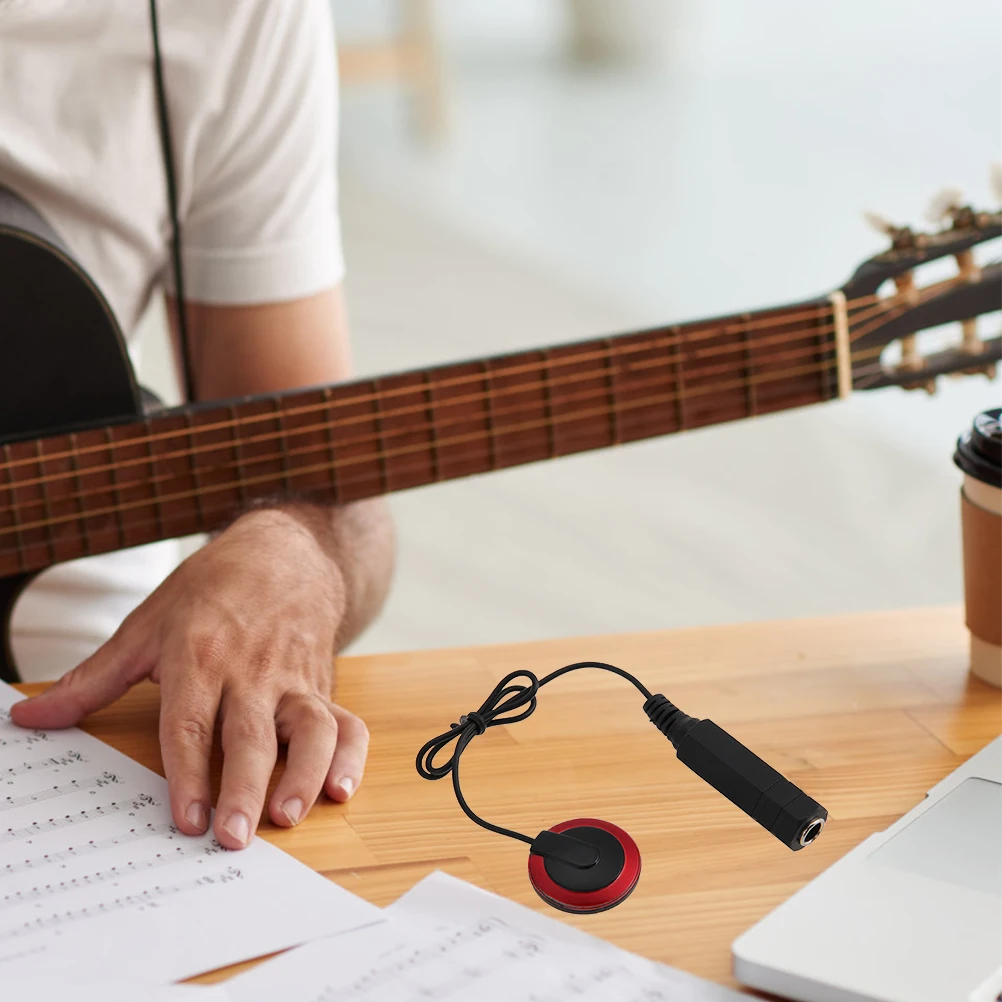 

Multi-Function Acoustic Sound Hole Preamp Self-Adhesive Easy Installation Pickup For Electric Folk Guitar Banjo Ukulele Pickup