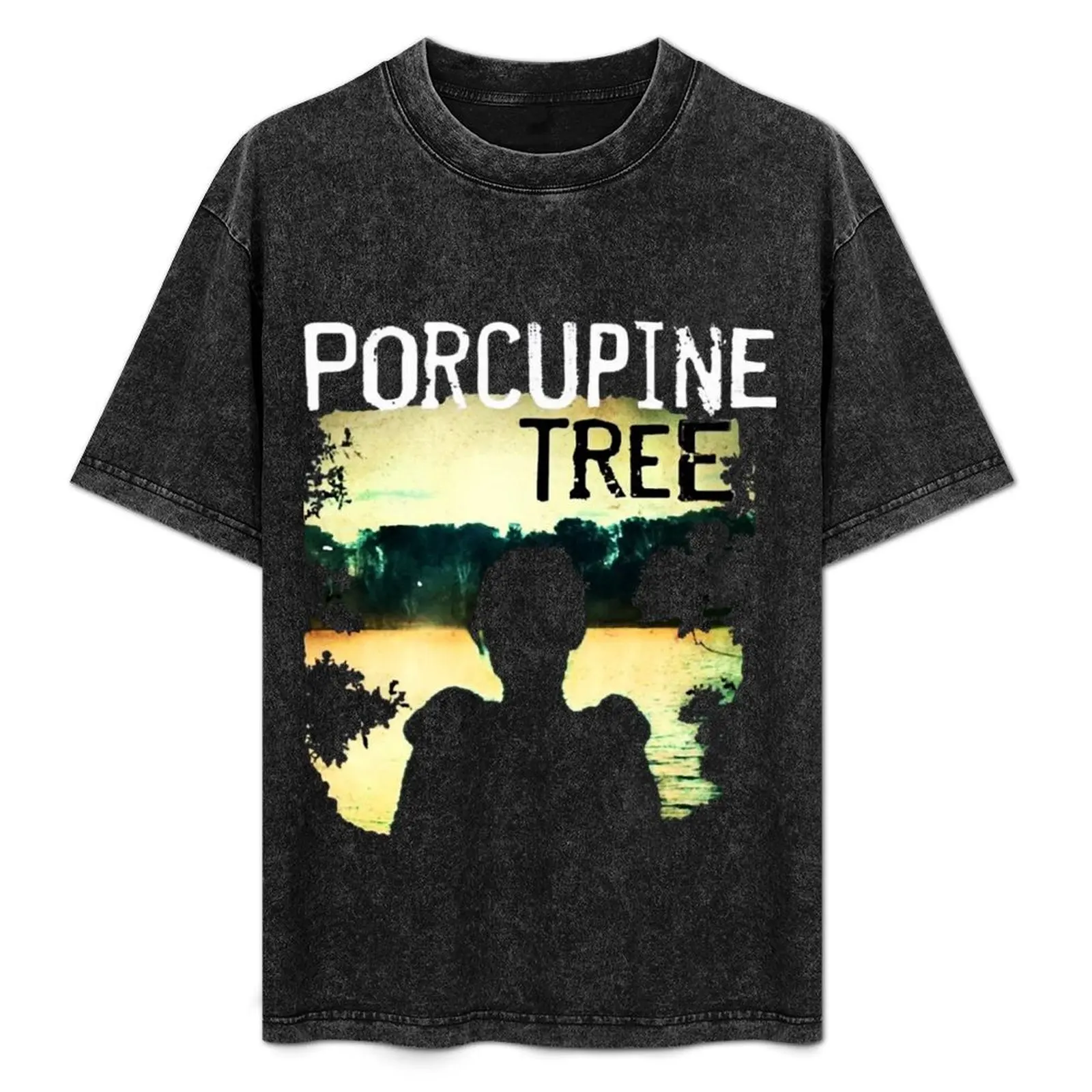 Camiseta masculina Porcupine Tree music Rock e Heavy Metal Ecelna, camiseta para trabalho ao ar livre