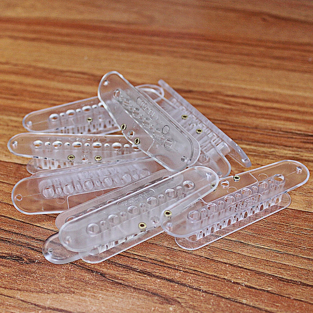 

3Pcs Professional Grade Humbucker Bobbin for Guitar Pickup 48 50 52Mm Transparent Screw Side DIY Assembly Kit Pickup Bobbin