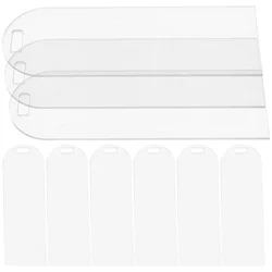 10 Pcs Transparent Bookmark Sublimation Bookmarks Gift Acrylic Blanks Clear Diy Miss