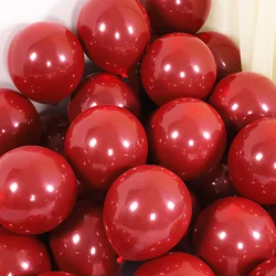 10inch Pomegranate Red Latex Balloons Wedding Birthday Baby Shower Globos Baloon House Party Decorations