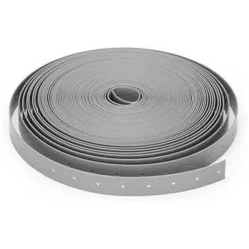 【COMELY】Plastic Hanger Strap For Pipe & Ducts Securing Reinforced Flexible Hanger Strap In Plumbing & HVAC Gray