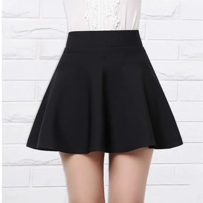 

Летняя юбка трапециевидной формы в горошек, расклешенный подол, полиэстер, эластичное волокно, женские модные юбки на весну, осень и зиму