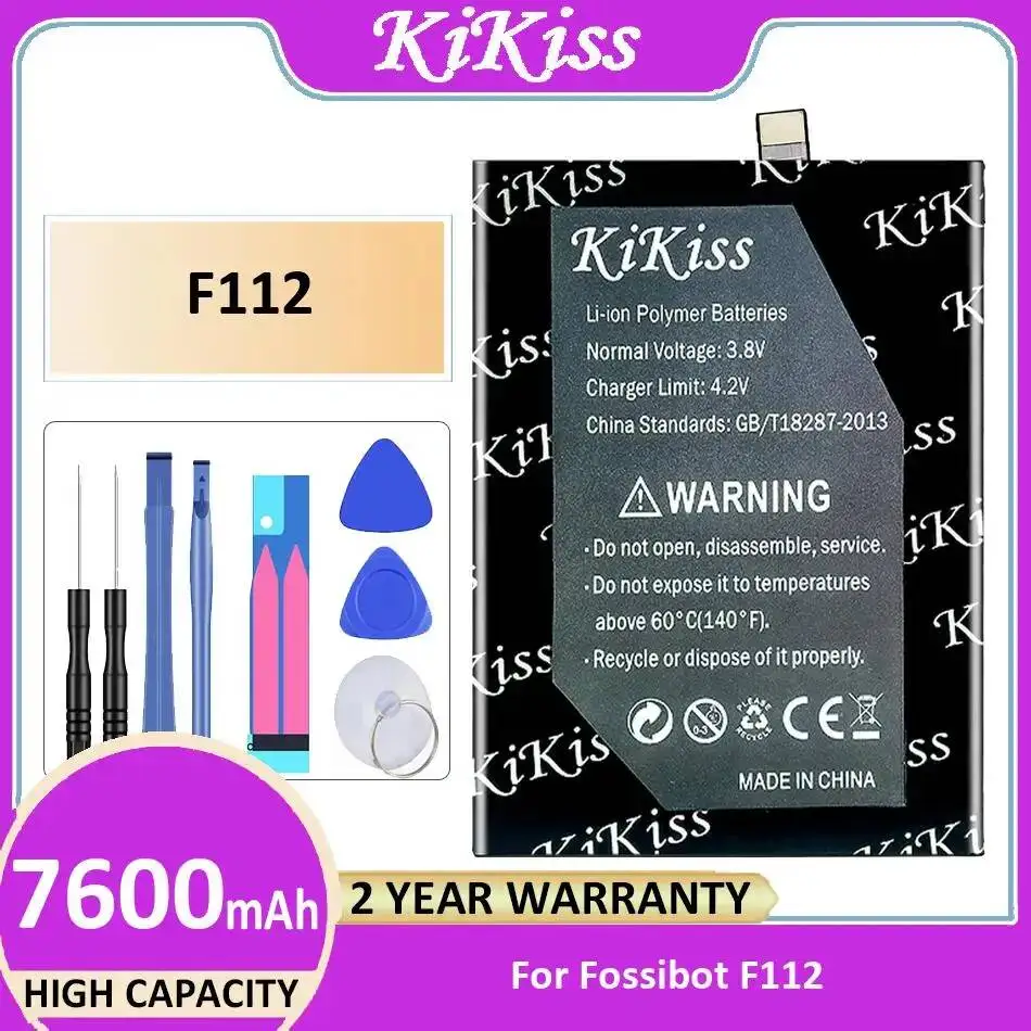 

High-Efficiency Mobile Phone Battery For Fossibot F112 Lightweight 7600Mah