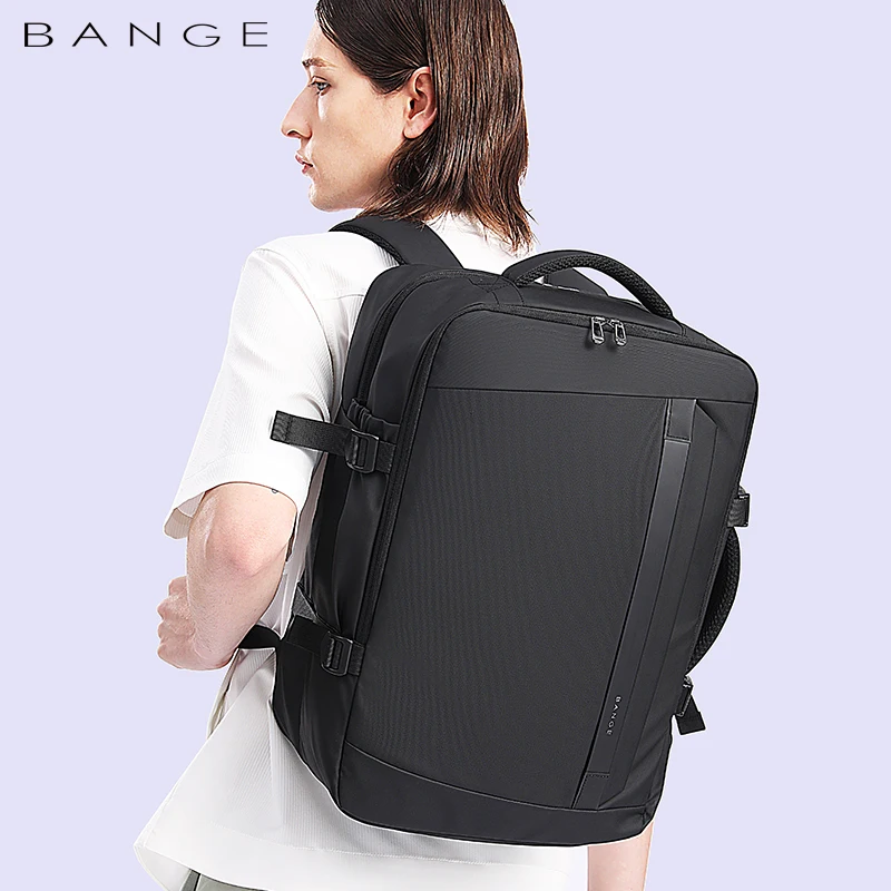 2023 Travel Backpack Men Business Large Fashion Backpack School Expandable USB Bag Capacity15.6 Laptop Backpack Waterproof BANGE