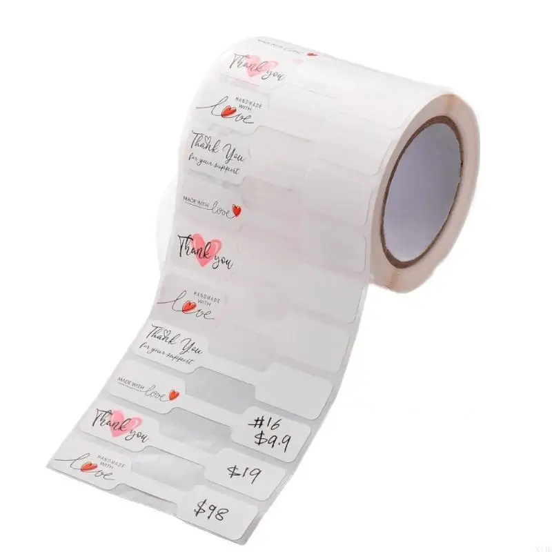 مجموعة من 500 ملصق مجوهرات جميل مصنوع يدويًا على شكل سوار وملصقات معلقة #2