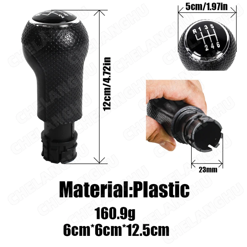 For VW Golf 4 Mk4 Jetta Bora 1999 2000 2001 2002 2003 2004 Car-styling car 6 speed 23mm Big hole Gear Shift Knob