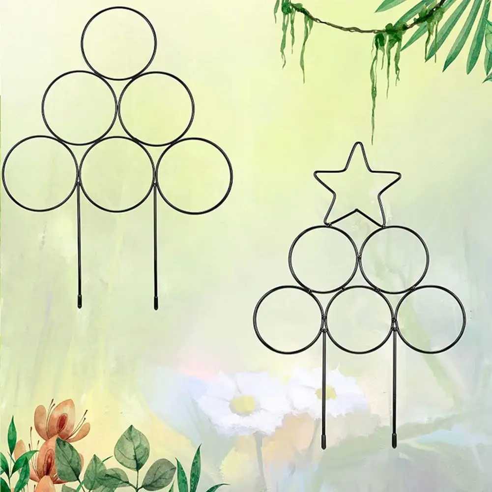 

Plant Climbing Frame Useful Sun Protection High Temperature Resistant Wrought Iron Plant Stand Home Decor