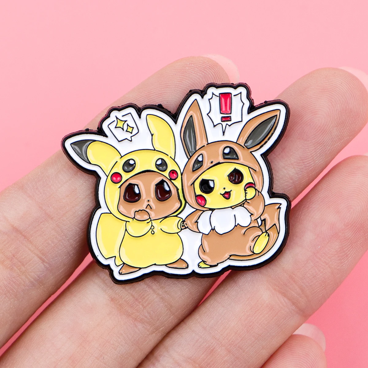 5 قطعة لطيف الوحش المينا دبابيس أنيمي لعبة بروش مجموعة معدنية التلبيب شارة بدبوس ظهره اكسسوارات مجوهرات أفضل صديق الهدايا #5