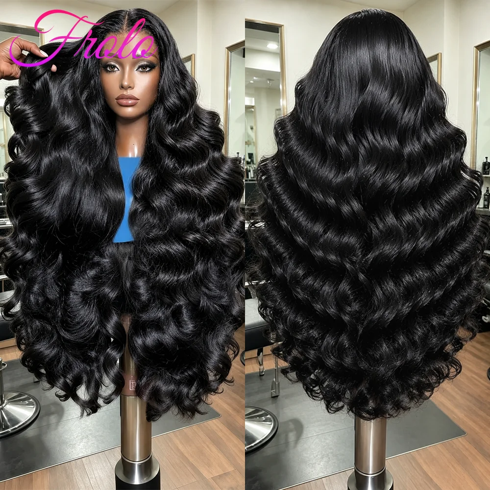 

13x4 13x6 Hd Lace Front Wigs Human Hair 210 Density Body Wave Lace Frontal Human Hair Wigs For Women Pre Plucked Brazilian Black Wig 30 Inch