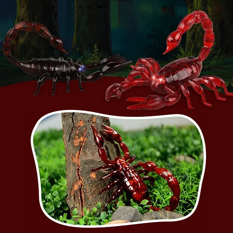 Infrared RC Scorpion Model Toy Animal Present Gift for Kids,High Simulation Animal Scorpion Infrared Remote Control Kids Toys