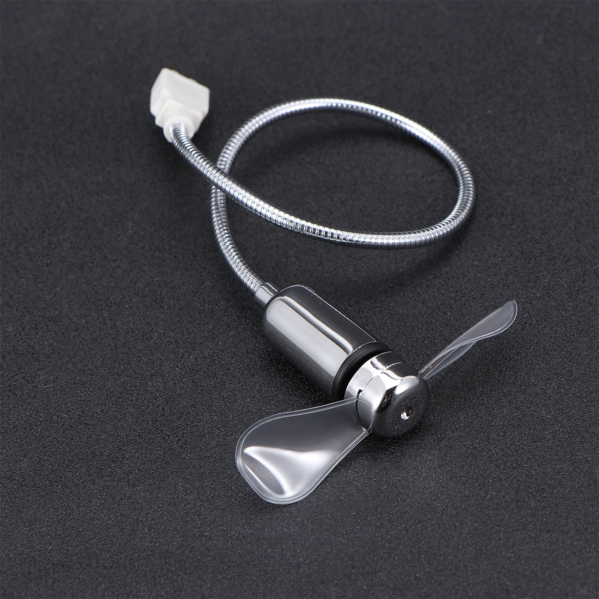 

7 PCS Silver 41cm USB LED Fan Colorful Light Patterns Desktop Laptop Stocking Gift Men Mini Novelty Gadget Special