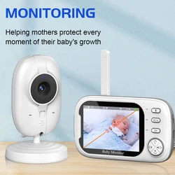 3.5inch Wireless Color Smart Baby Monitor with Camera Surveillance Nanny Cam Security Electronic Babyphone Cry Babies Feeding