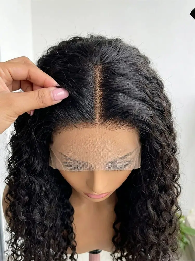 MSMV 40Inches Deep Wave 13x4 Hd Lace Frontal Wig Human Hair Curly Wigs 13x6 Water Wave Glueless 5x5 Lace Front Wigs for women image 3