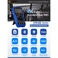 OWON OW18D/E 4.5-Digit True RMS Digital Multimeter | Data Logger & Thermometer  3 in 1| Bluetooth Connectivity & NCV Detection