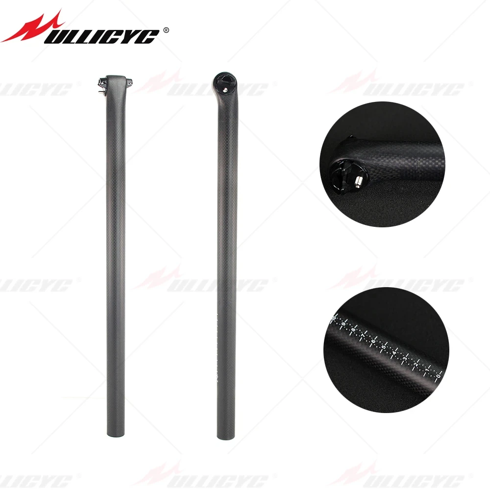 

Карбоновый подседельный штырь для BMX, складной велосипедный подседельный штырь, матовый/глянцевый 3K, 31.8, 33.9, 34.9x580 мм, 5 градусов, 25 градусов