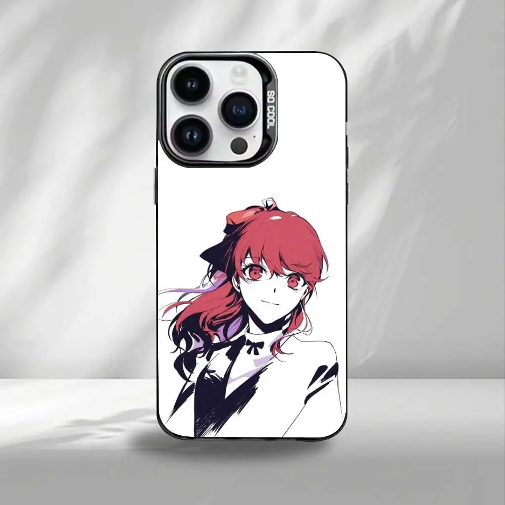 حافظة هاتف Kasumi Persona Yoshizawa 5 لهاتف iPhone17,16,15,14,13,12,Pro Max حافظة هاتف ملونة باللون الأسود